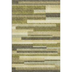 Premium Machine Washable Mayfield AMF956 Olive 2'6" x 3'10" Rug