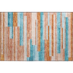 Premium Machine Washable Mayfield AMF956 Orange 1'8" x 2'6" Rug