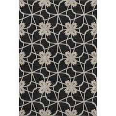 Premium Machine Washable Mayfield AMF958 Black 2'6" x 3'10" Rug