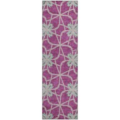 Premium Machine Washable Mayfield AMF958 Blush 2'3" x 7'6" Runner Rug