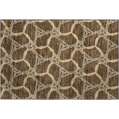 Premium Machine Washable Mayfield AMF959 Brown 1'8" x 2'6" Rug