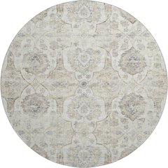 Premium Machine Washable Mayfield  Linen 8' x 8' Round Rug