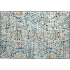 Premium Machine Washable Mayfield  Peacock 1'8" x 2'6" Rug
