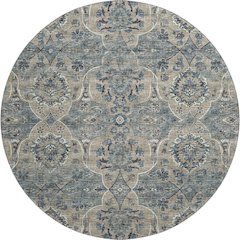 Premium Machine Washable Mayfield  River 8' x 8' Round Rug