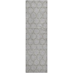 Premium Machine Washable Mayfield AMF960 Gray 2'3" x 7'6" Runner Rug