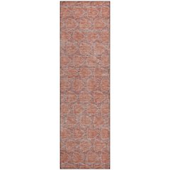 Premium Machine Washable Mayfield AMF960 Salmon 2'3" x 7'6" Runner Rug