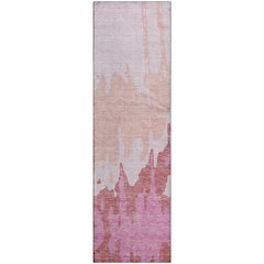 Premium Machine Washable Mayfield AMF961 Blush 2'3" x 7'6" Runner Rug