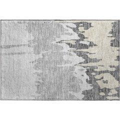 Premium Machine Washable Mayfield AMF961 Gray 1'8" x 2'6" Rug