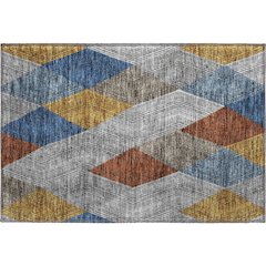 Premium Machine Washable Mayfield AMF962 Gray 1'8" x 2'6" Rug