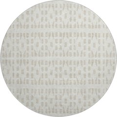 Premium Machine Washable Mayfield AMF963 Ivory 8' x 8' Round Rug