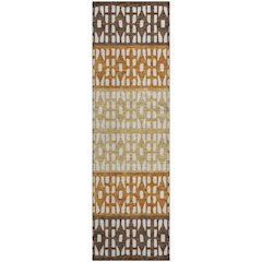 Premium Machine Washable Mayfield AMF964 Coffee 2'3" x 7'6" Runner Rug