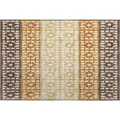 Premium Machine Washable Mayfield AMF964 Coffee 1'8" x 2'6" Rug