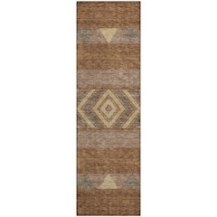 Premium Machine Washable Mayfield AMF965 Paprika 2'3" x 7'6" Runner Rug