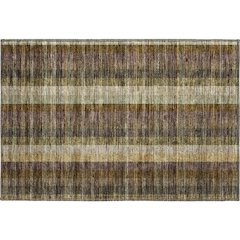 Premium Machine Washable Mayfield AMF966 Brown 1'8" x 2'6" Rug