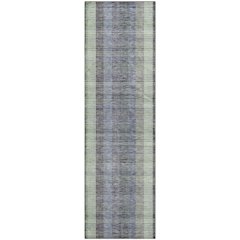 Premium Machine Washable Mayfield AMF966 Pewter 2'3" x 7'6" Runner Rug