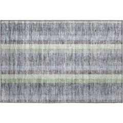 Premium Machine Washable Mayfield AMF966 Pewter 1'8" x 2'6" Rug