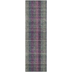Premium Machine Washable Mayfield AMF966 Plum 2'3" x 7'6" Runner Rug