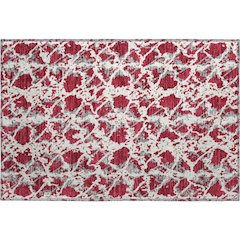 Premium Machine Washable Mayfield AMF969 Burgundy 1'8" x 2'6" Rug