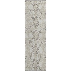 Premium Machine Washable Mayfield AMF969 Ivory 2'3" x 7'6" Runner Rug