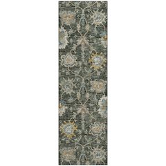 Premium Machine Washable Mayfield  Forest 2'3" x 7'6" Runner Rug