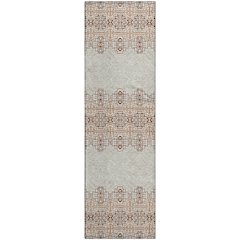 Premium Machine Washable Mayfield AMF970 Paprika 2'3" x 7'6" Runner Rug
