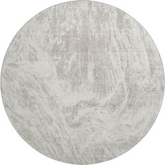 Premium Machine Washable Mayfield AMF971 Beige 8' x 8' Round Rug