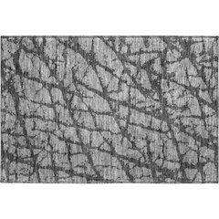 Premium Machine Washable Mayfield AMF972 Gray 1'8" x 2'6" Rug