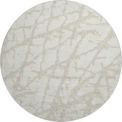 Premium Machine Washable Mayfield AMF972 Ivory 8' x 8' Round Rug