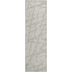 Premium Machine Washable Mayfield AMF972 Ivory 2'3" x 7'6" Runner Rug