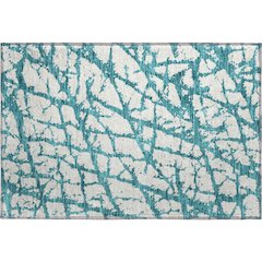 Premium Machine Washable Mayfield AMF972 Teal 1'8" x 2'6" Rug