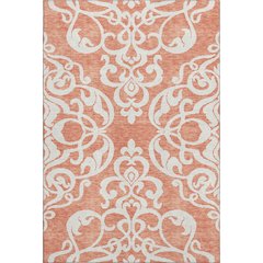 Premium Machine Washable Mayfield AMF973 Coral 2'6" x 3'10" Rug