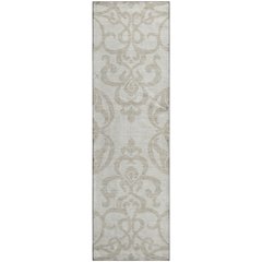 Premium Machine Washable Mayfield AMF973 Ivory 2'3" x 7'6" Runner Rug