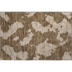 Premium Machine Washable Mayfield AMF975 Brown 1'8" x 2'6" Rug