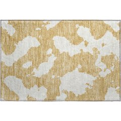 Premium Machine Washable Mayfield AMF975 Gold 1'8" x 2'6" Rug