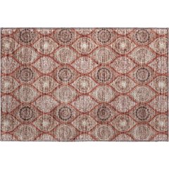Premium Machine Washable Mayfield AMF976 Paprika 1'8" x 2'6" Rug