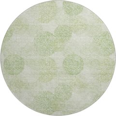 Premium Machine Washable Mayfield AMF977 Aloe 8' x 8' Round Rug