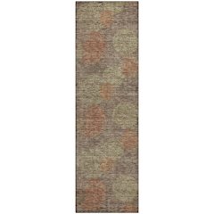 Premium Machine Washable Mayfield AMF977 Brown 2'3" x 7'6" Runner Rug