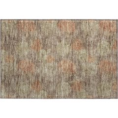 Premium Machine Washable Mayfield AMF977 Brown 1'8" x 2'6" Rug
