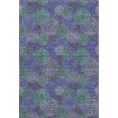 Premium Machine Washable Mayfield AMF977 Purple 2'6" x 3'10" Rug