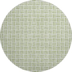 Premium Machine Washable Mayfield AMF978 Aloe 8' x 8' Round Rug