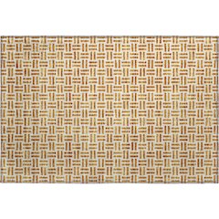 Premium Machine Washable Mayfield AMF978 Copper 1'8" x 2'6" Rug