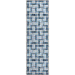 Premium Machine Washable Mayfield AMF978 Denim 2'3" x 7'6" Runner Rug