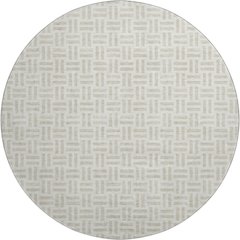 Premium Machine Washable Mayfield AMF978 Ivory 8' x 8' Round Rug