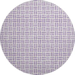 Premium Machine Washable Mayfield AMF978 Lavender 8' x 8' Round Rug