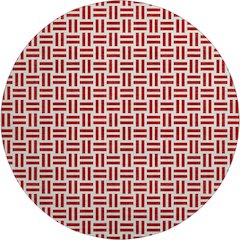 Premium Machine Washable Mayfield AMF978 Red 8' x 8' Round Rug