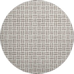 Premium Machine Washable Mayfield AMF978 Taupe 8' x 8' Round Rug