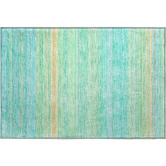 Premium Machine Washable Mayfield AMF979 Aqua 1'8" x 2'6" Rug