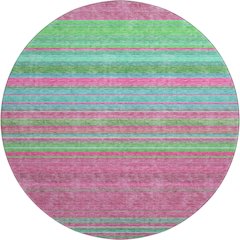 Premium Machine Washable Mayfield AMF979 Blush 8' x 8' Round Rug