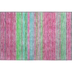 Premium Machine Washable Mayfield AMF979 Blush 1'8" x 2'6" Rug