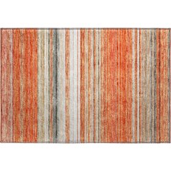 Premium Machine Washable Mayfield AMF979 Coral 1'8" x 2'6" Rug